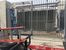 Mechanical Fence Install